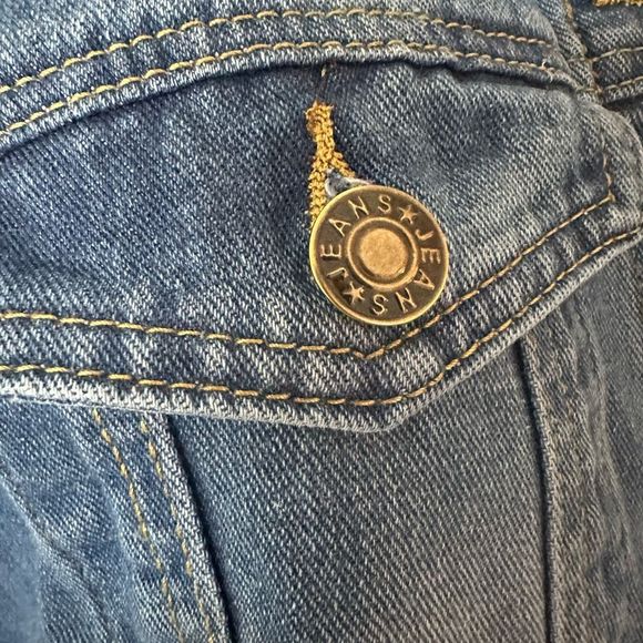 Denim Cloak/Cape Sleeve Cropped Jacket - Picture 7 of 8